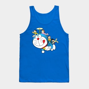 doraemon and friend Tank Top